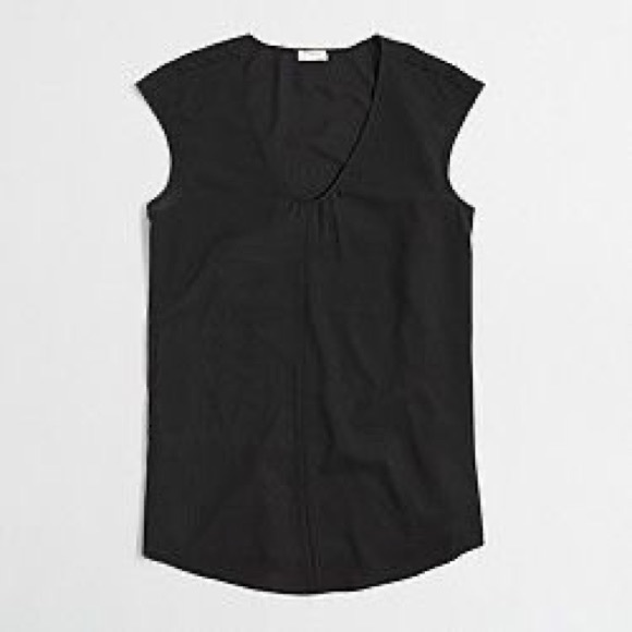 J. Crew Tops - J Crew Black Blouse
